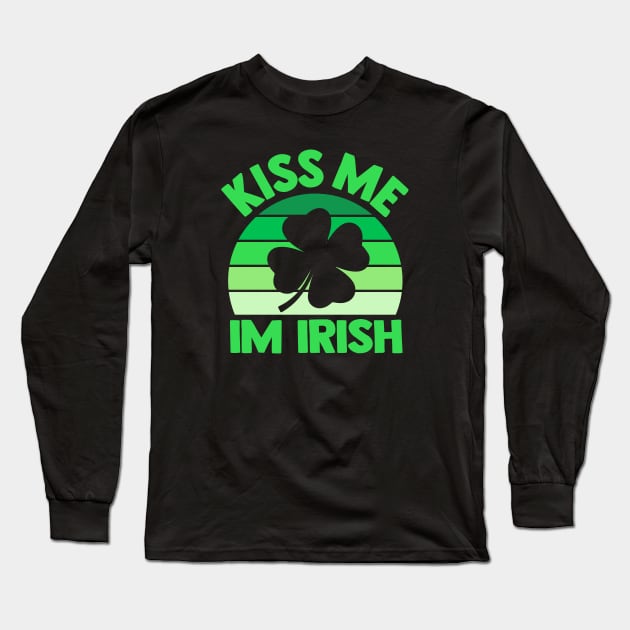 St Patrick's Day kiss me im irish Long Sleeve T-Shirt by TheDesignDepot